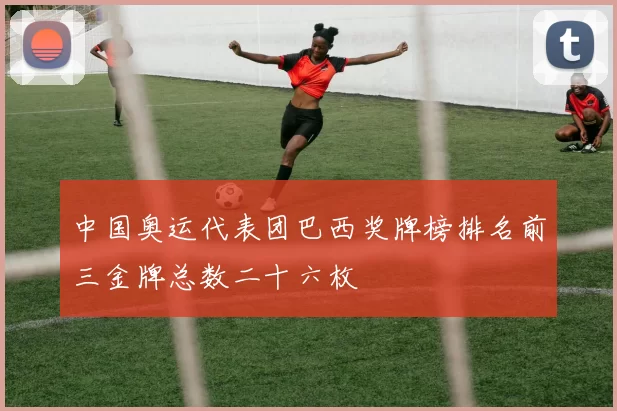 中国奥运代表团巴西奖牌榜排名前三金牌总数二十六枚